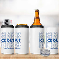 ICE Out 4 in 1 Can Cooler Tumbler I Stand With Minnesota Minneapolis Anti ICE