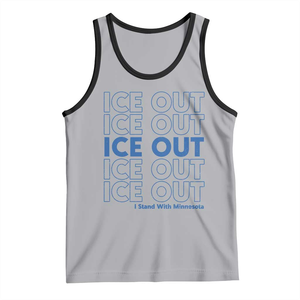ICE Out Tank Top I Stand With Minnesota Minneapolis Anti ICE