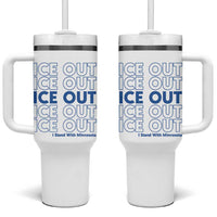 ICE Out Tumbler With Handle I Stand With Minnesota Minneapolis Anti ICE