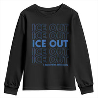 ICE Out Youth Sweatshirt I Stand With Minnesota Minneapolis Anti ICE