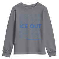 ICE Out Youth Sweatshirt I Stand With Minnesota Minneapolis Anti ICE