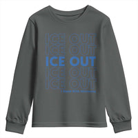 ICE Out Youth Sweatshirt I Stand With Minnesota Minneapolis Anti ICE