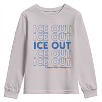 ICE Out Youth Sweatshirt I Stand With Minnesota Minneapolis Anti ICE