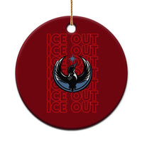 ICE Out Ceramic Ornament Minneapolis Resist Anti ICE Immigration Protest