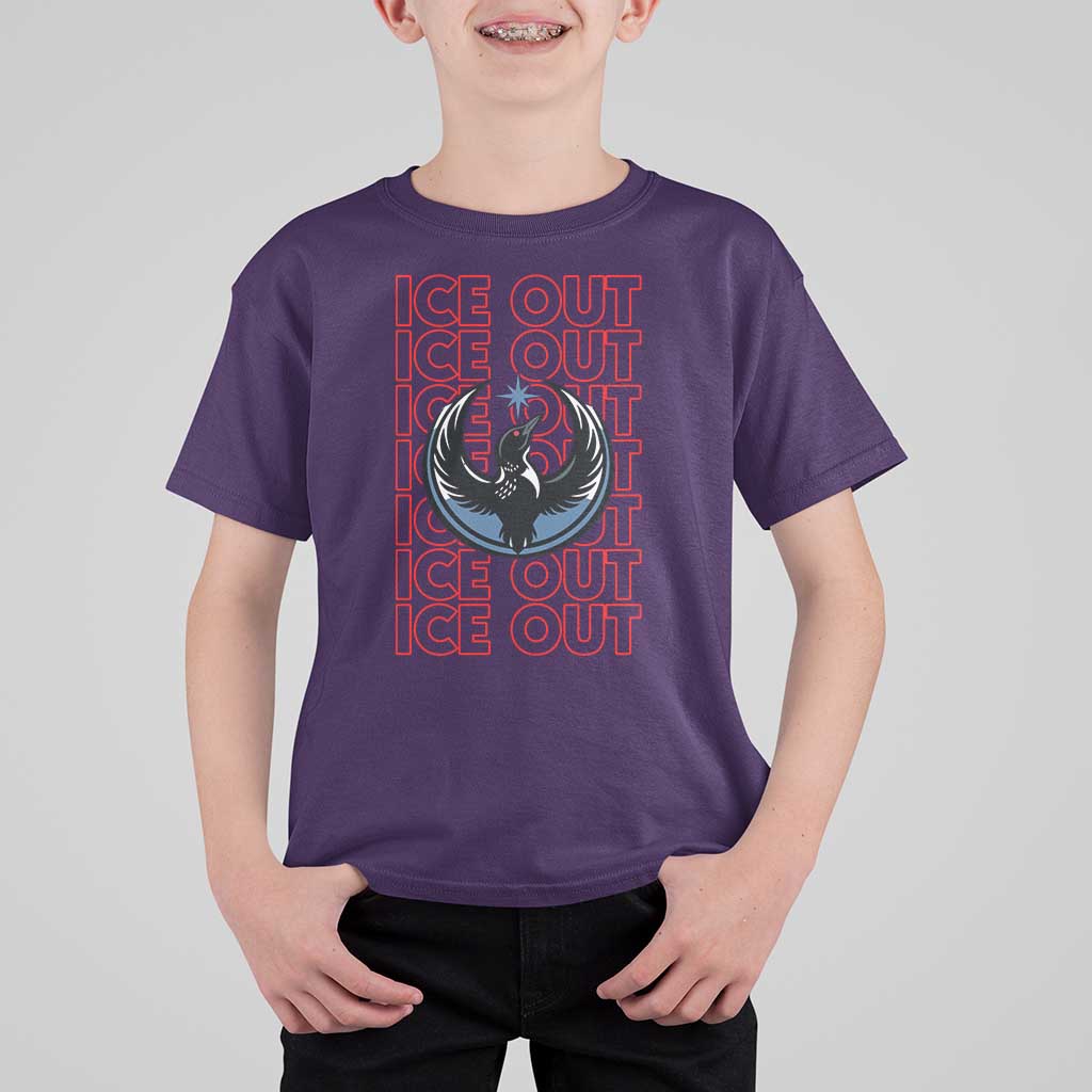 ICE Out T Shirt For Kid Minneapolis Resist Anti ICE Immigration Protest