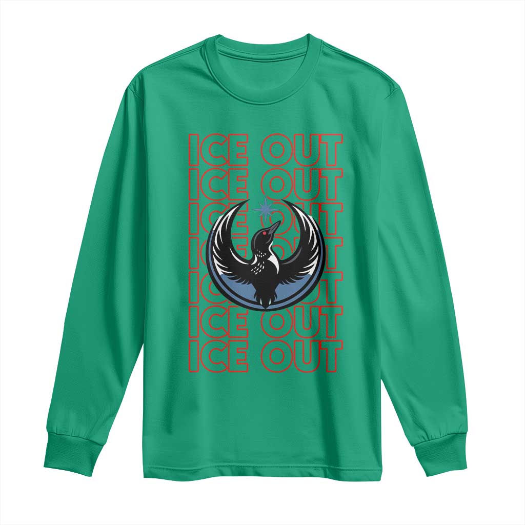 ICE Out Long Sleeve Shirt Minneapolis Resist Anti ICE Immigration Protest