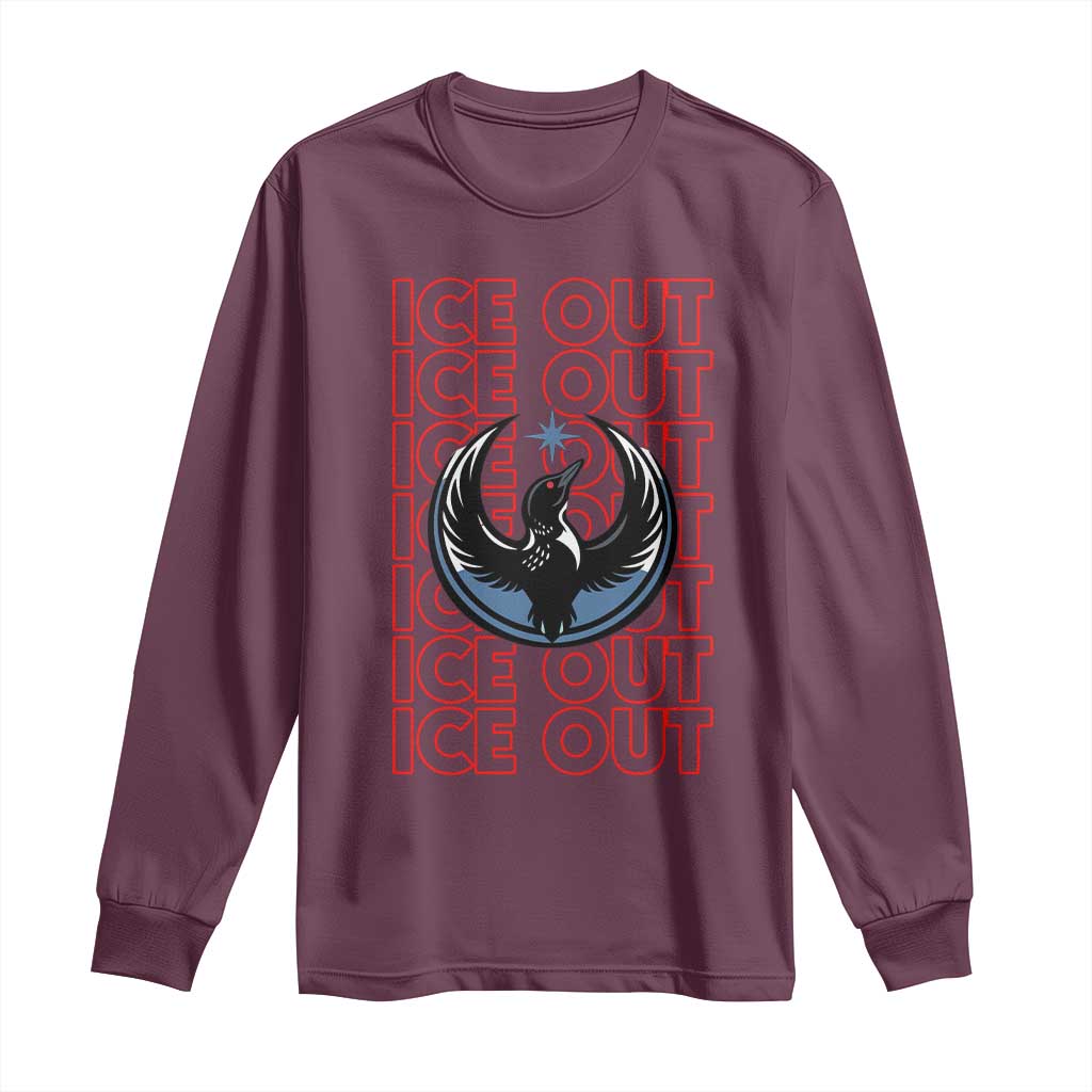 ICE Out Long Sleeve Shirt Minneapolis Resist Anti ICE Immigration Protest