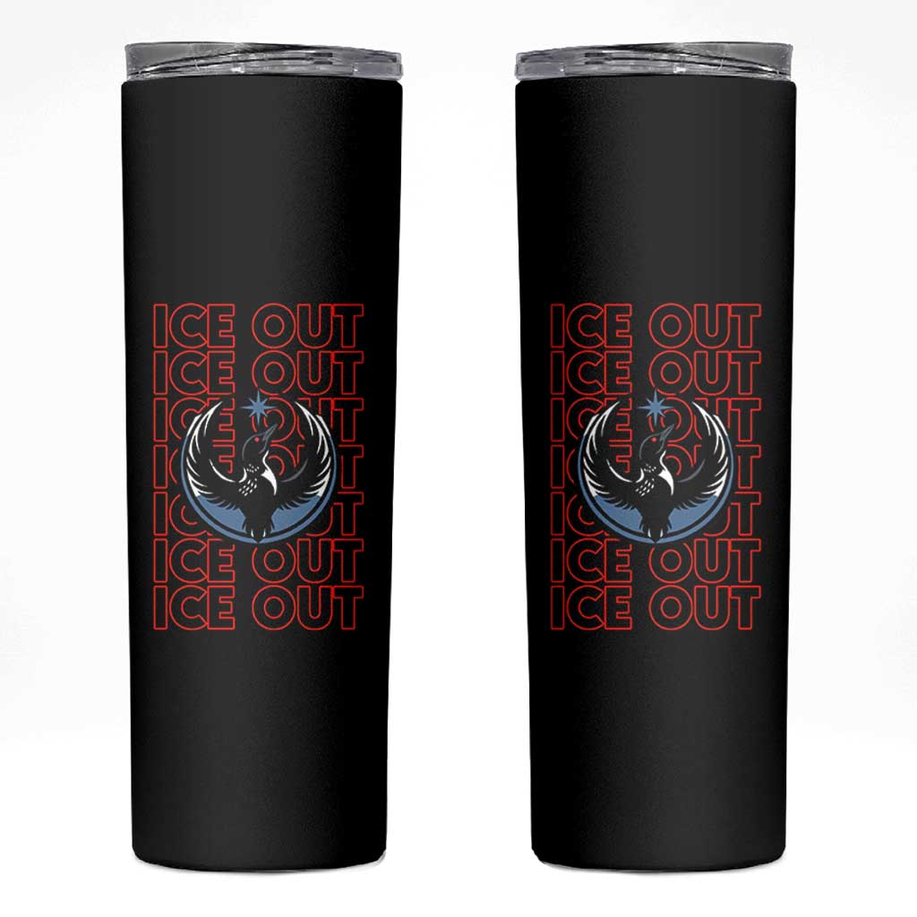 ICE Out Skinny Tumbler Minneapolis Resist Anti ICE Immigration Protest