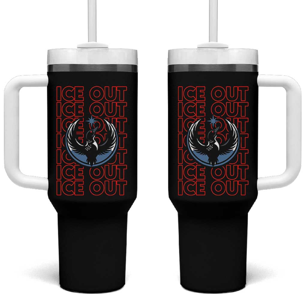 ICE Out Tumbler With Handle Minneapolis Resist Anti ICE Immigration Protest