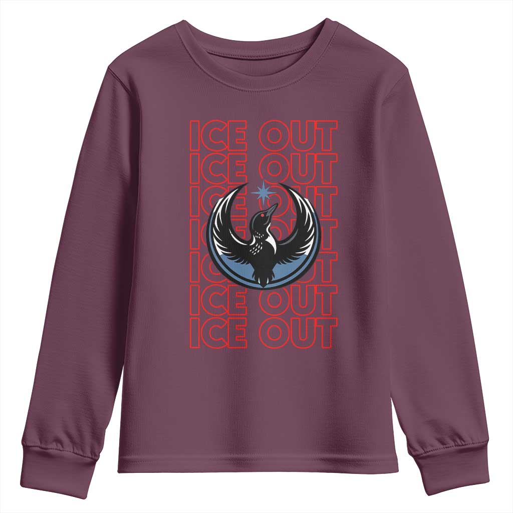 ICE Out Youth Sweatshirt Minneapolis Resist Anti ICE Immigration Protest