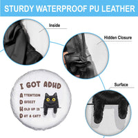 I Got ADHD is that A Cat Spare Tire Cover Funny Cat Lover