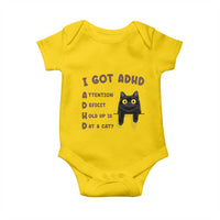 I Got ADHD is that A Cat Baby Onesie Funny Cat Lover
