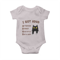 I Got ADHD is that A Cat Baby Onesie Funny Cat Lover