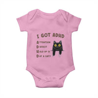 I Got ADHD is that A Cat Baby Onesie Funny Cat Lover
