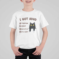 I Got ADHD is that A Cat T Shirt For Kid Funny Cat Lover