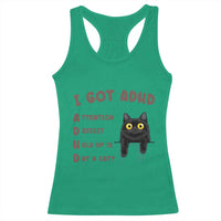 I Got ADHD is that A Cat Racerback Tank Top Funny Cat Lover