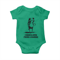 I Need A Hug from A Baddie Baby Onesie Funny Frog Saying Quote