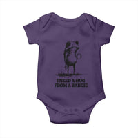 I Need A Hug from A Baddie Baby Onesie Funny Frog Saying Quote