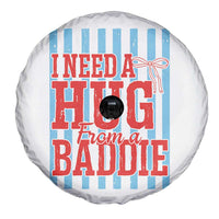I Need A Hug from A Baddie Spare Tire Cover Retro Game Day Season Funny Saying Quote