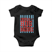 I Need A Hug from A Baddie Baby Onesie Retro Game Day Season Funny Saying Quote