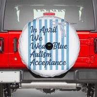 Autism Acceptance Spare Tire Cover In April We Wear Blue Support Neurodivergent