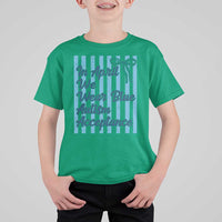 Autism Acceptance T Shirt For Kid In April We Wear Blue Support Neurodivergent