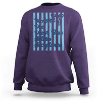 Autism Acceptance Sweatshirt In April We Wear Blue Support Neurodivergent
