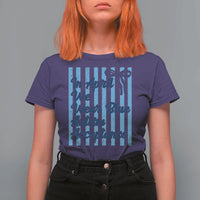 Autism Acceptance T Shirt For Women In April We Wear Blue Support Neurodivergent