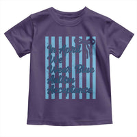 Autism Acceptance Toddler T Shirt In April We Wear Blue Support Neurodivergent