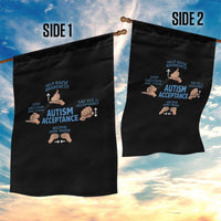 Autism Acceptance Garden Flag Hand Neurodiversity SPED Teacher