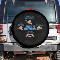 Autism Acceptance Spare Tire Cover Hand Neurodiversity SPED Teacher