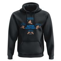 Autism Acceptance Hoodie Hand Neurodiversity SPED Teacher