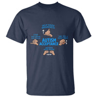 Autism Acceptance T Shirt Hand Neurodiversity SPED Teacher