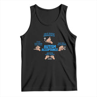 Autism Acceptance Tank Top Hand Neurodiversity SPED Teacher