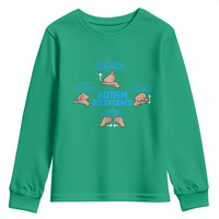 Autism Acceptance Youth Sweatshirt Hand Neurodiversity SPED Teacher