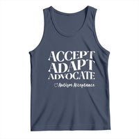Autism Acceptance Tank Top Accept Adapt Advocate