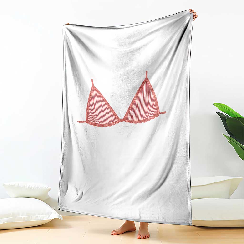 Coastal Bikini Throw Blanket Girls Trip Matching Beach Weekend