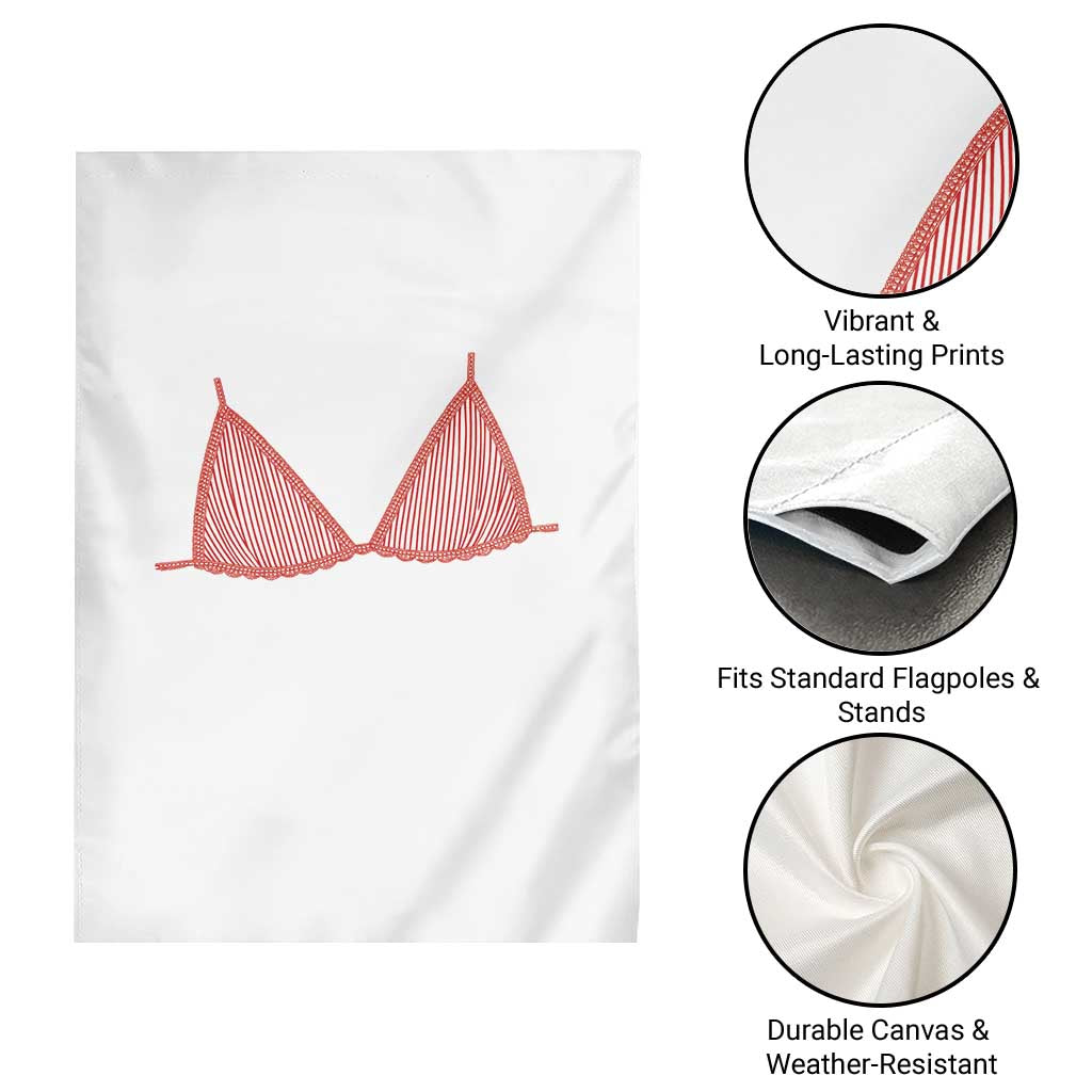 Coastal Bikini Garden Flag Girls Trip Matching Beach Weekend