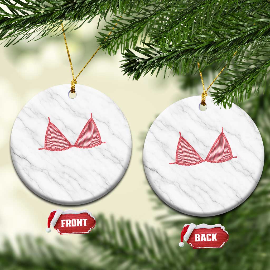 Coastal Bikini Ceramic Ornament Girls Trip Matching Beach Weekend