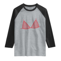 Coastal Bikini Raglan Shirt Girls Trip Matching Beach Weekend