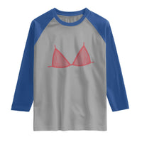 Coastal Bikini Raglan Shirt Girls Trip Matching Beach Weekend