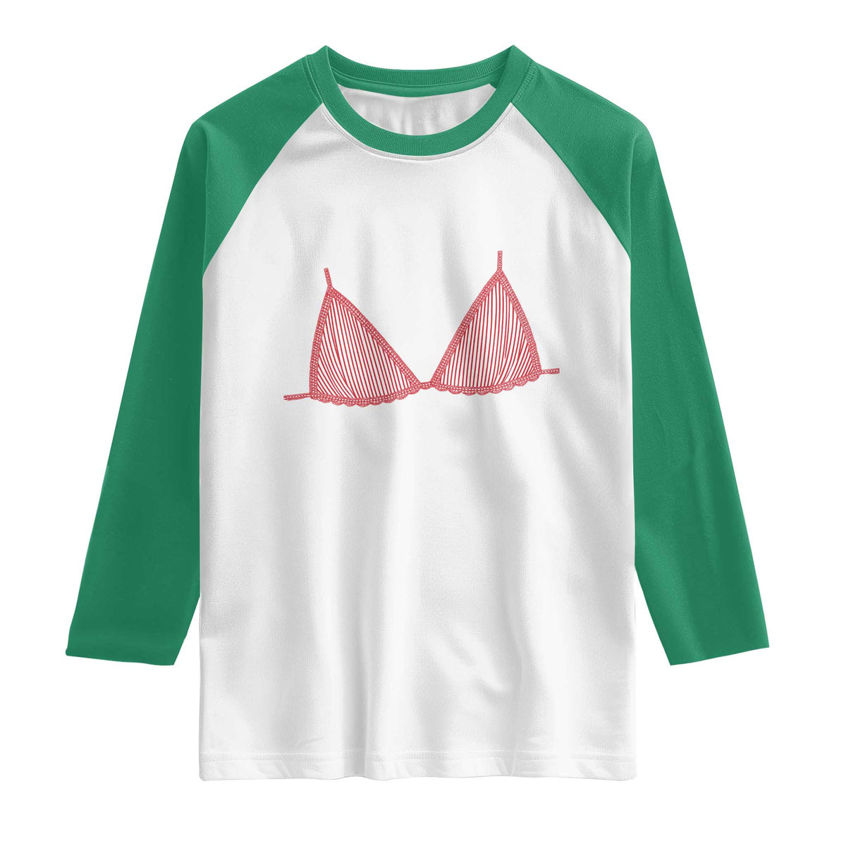 Coastal Bikini Raglan Shirt Girls Trip Matching Beach Weekend