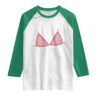 Coastal Bikini Raglan Shirt Girls Trip Matching Beach Weekend