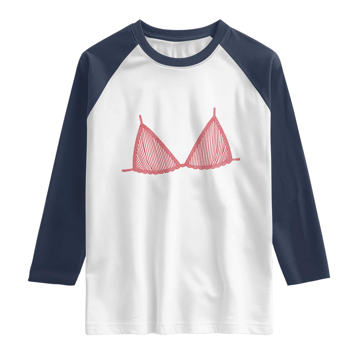 Coastal Bikini Raglan Shirt Girls Trip Matching Beach Weekend