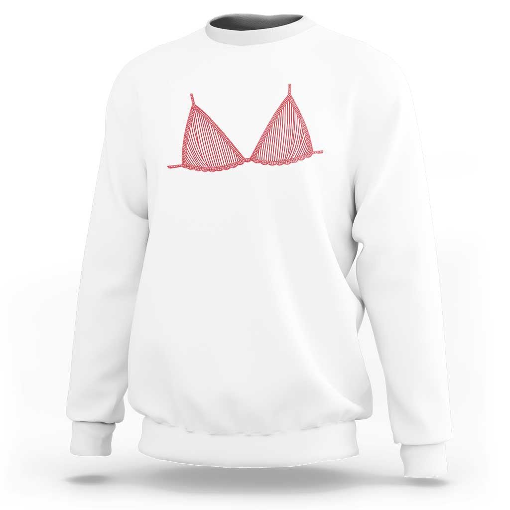 Coastal Bikini Sweatshirt Girls Trip Matching Beach Weekend