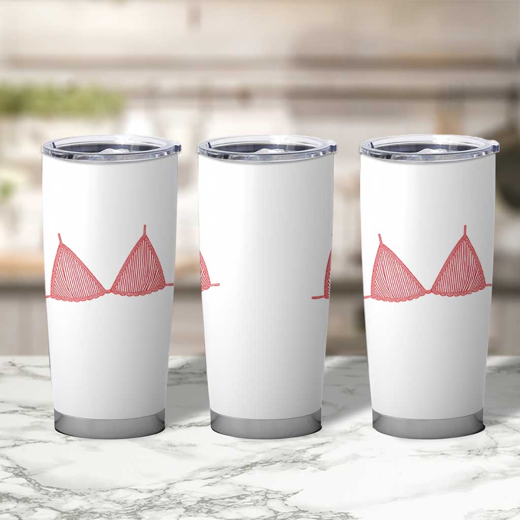 Coastal Bikini Tumbler Cup Girls Trip Matching Beach Weekend