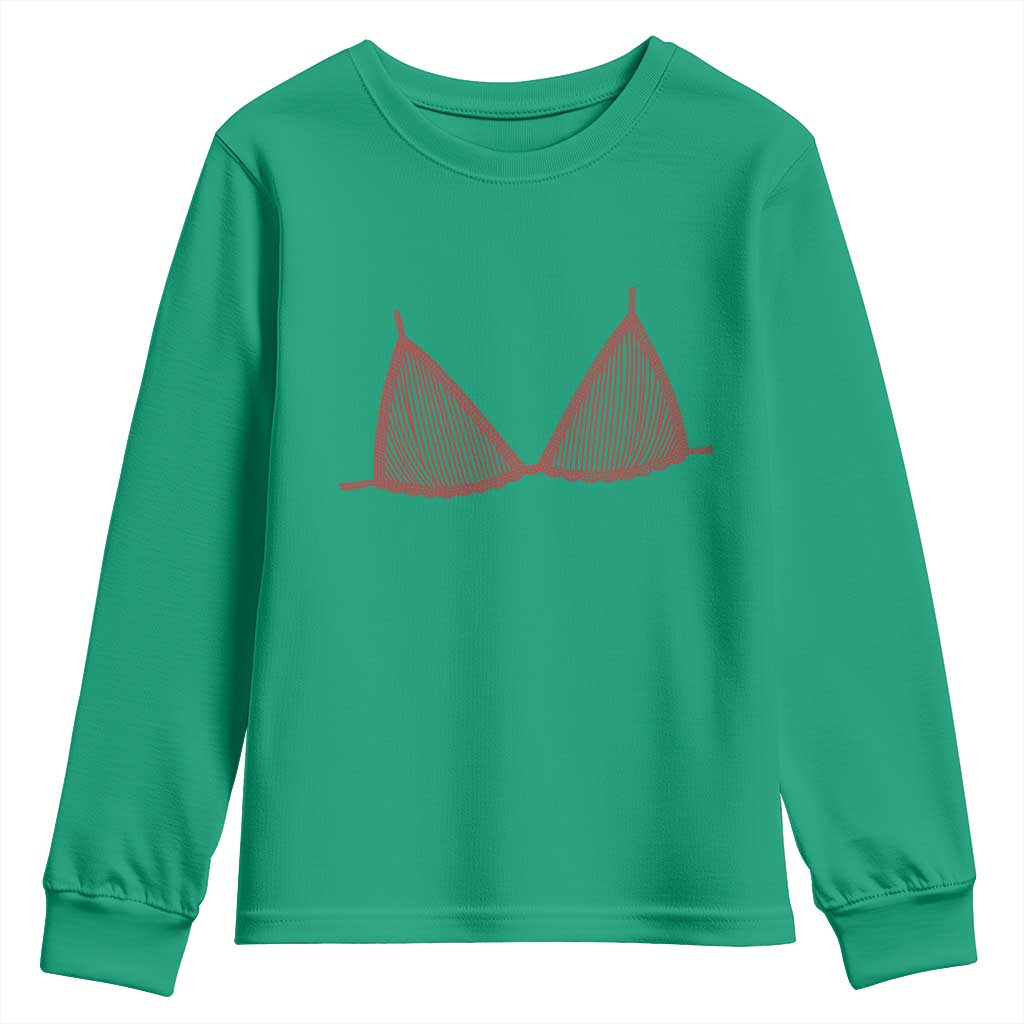 Coastal Bikini Youth Sweatshirt Girls Trip Matching Beach Weekend
