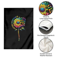 Autism Acceptance Garden Flag Accept Understand Love Sunflower Puzzle