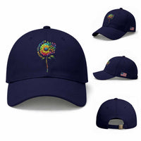 Autism Acceptance Baseball Cap Accept Understand Love Sunflower Puzzle