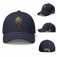 Autism Acceptance Baseball Cap Accept Understand Love Sunflower Puzzle